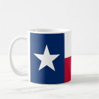 Mug with Flag of Texas State - USA