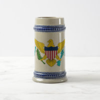 Mug with Flag of Virgin Islands - USA