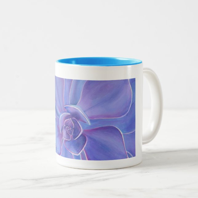 Mug with Floral Design (Front Right)