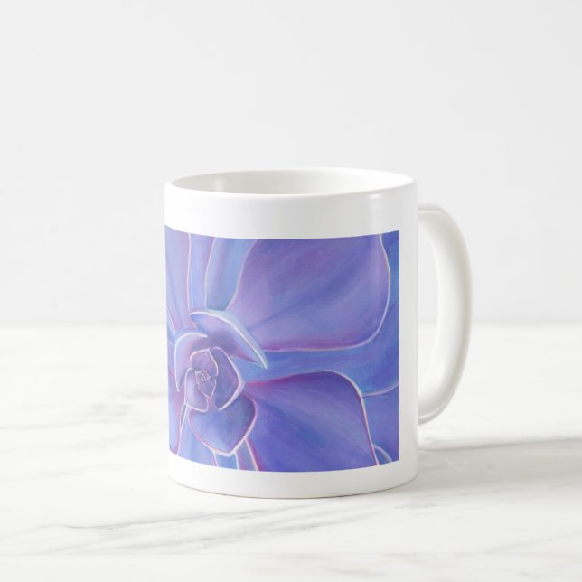 Mug with Floral Design (Front Right)