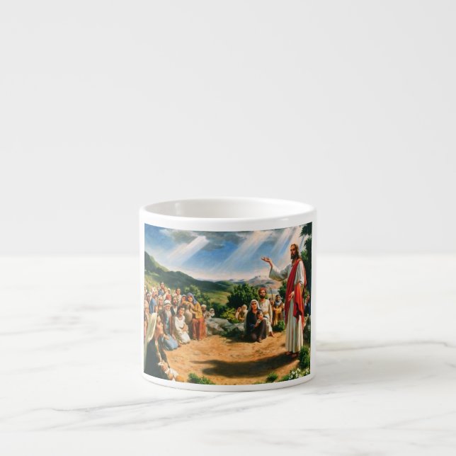 Mug with Jesus Christ nailing the gospel (Front)