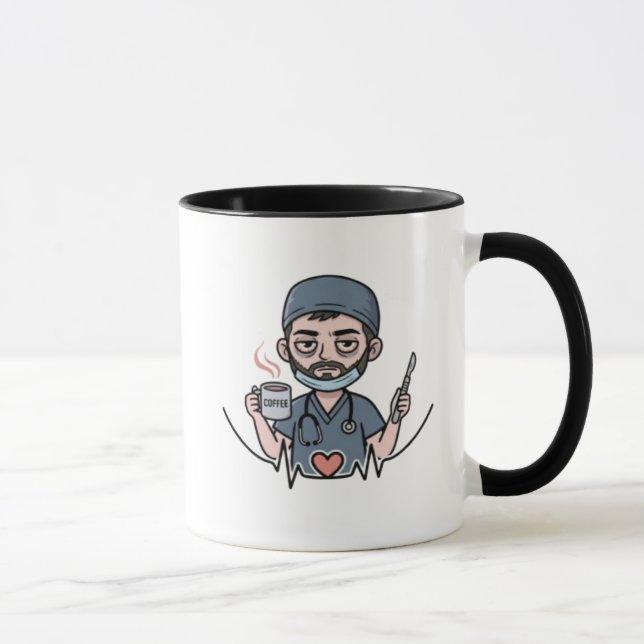 Mug with medical style ( male version ) (Right)