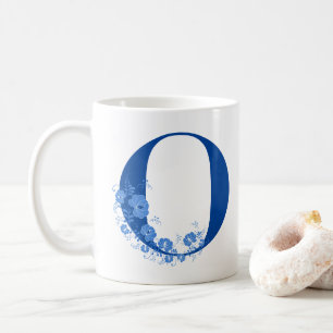 Mug With Monogram Floral Letter O