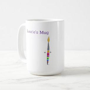 Mug With Paintbrush Customisable