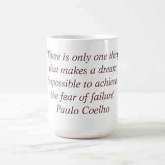 Mug with Paulo Coelho Quote