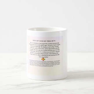 Mug with poem Son of God in the Sun
