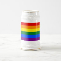 Mug with Rainbow LGBT Flag