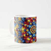 Mug with Romanian Colours Design