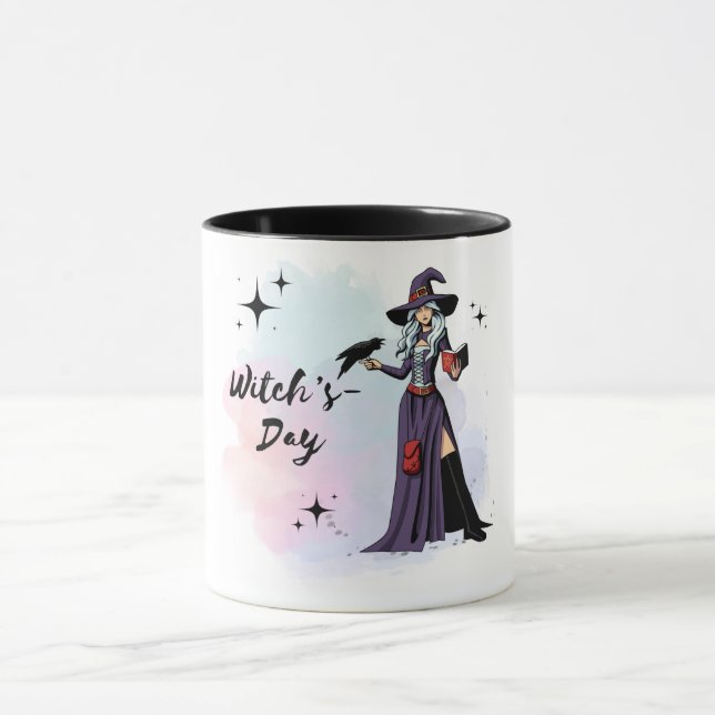 Mug with the Design of a Cute Witch: Magic in Ever (Center)