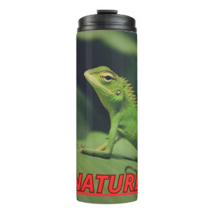 Mug with the photo of an exotic beauty. 