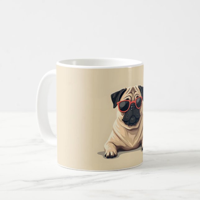 Mug with Valentine's Day design (Front Left)