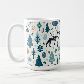 mug with winter reindeer