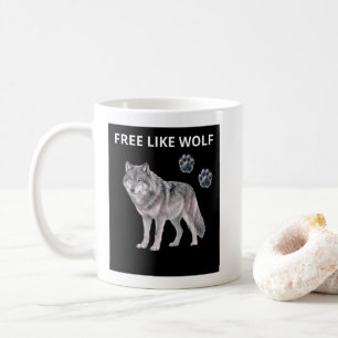 Mug with wolf