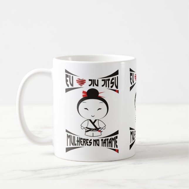 Mug Women in the Tatame - I love Jiu Jitsu (Left)