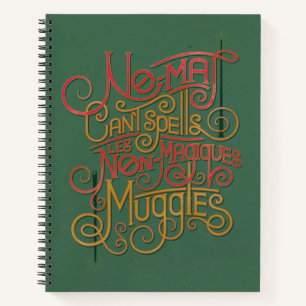MUGGLE™ Localised Translations Graphic Notebook