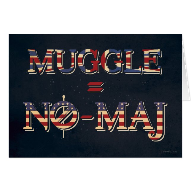MUGGLE™ = NO-MAJ™ (Front Horizontal)