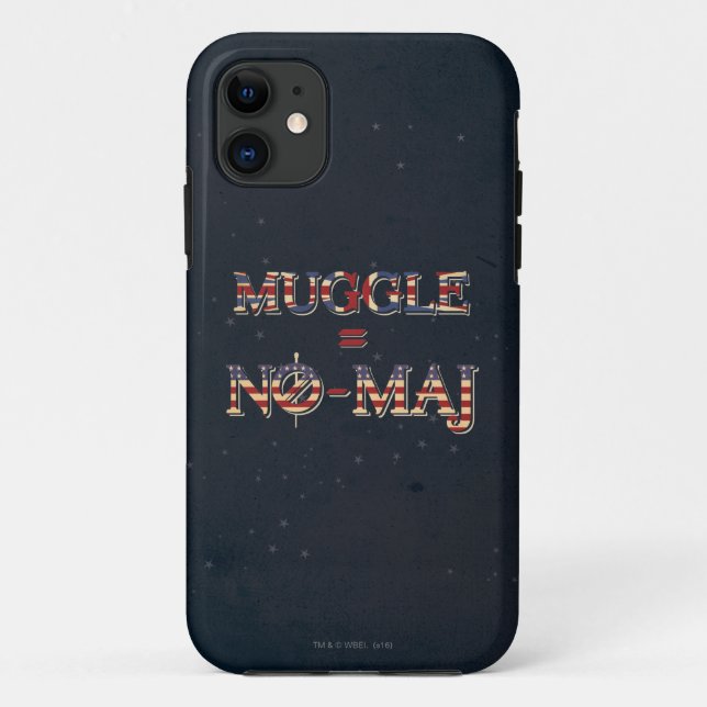 MUGGLE™ = NO-MAJ™ Case-Mate iPhone CASE (Back)