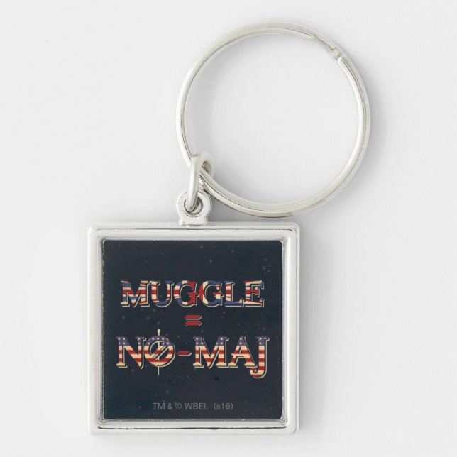 MUGGLE™ = NO-MAJ™ KEY RING (Front)