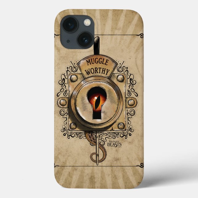 MUGGLE WORTHY™ Lock Case-Mate iPhone Case (Back)
