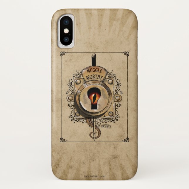 MUGGLE WORTHY™ Lock Case-Mate iPhone Case (Back)