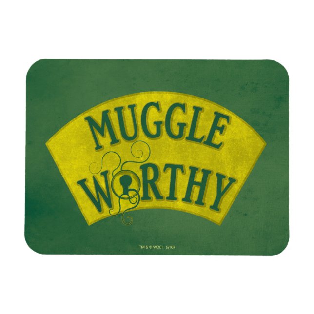 MUGGLE WORTHY™ MAGNET (Horizontal)