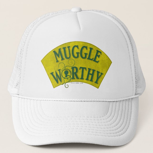 MUGGLE WORTHY™ TRUCKER HAT (Front)