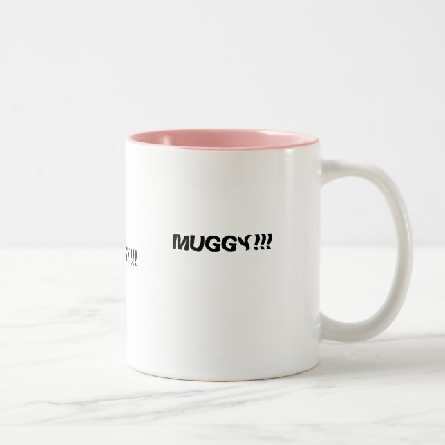 MUGGY!!!, MUGGY!!!, MUGGY!!! Two-Tone COFFEE MUG (Right)