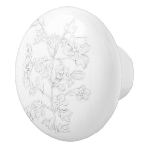 Mughal Design on a Ceramic Knob