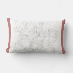 Mughal Design on a Lumbar Pillow