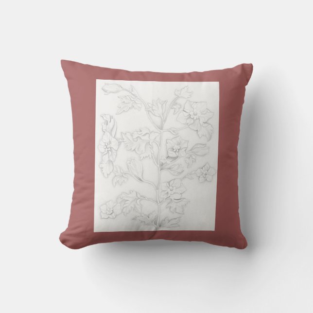 Mughal Design on a Pillow (Front)