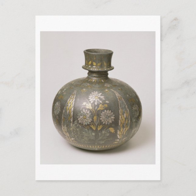 Mughal Flask (metalwork) Postcard (Front)