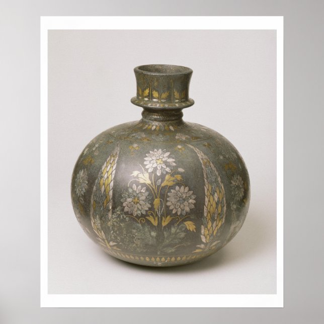 Mughal Flask (metalwork) Poster (Front)