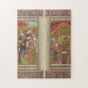 Mughal Indian India Islam Islamic Muslim Boho Art Jigsaw Puzzle