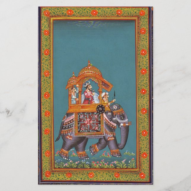 Mughal Indian India Islam Persian Persia Elephant (Front)