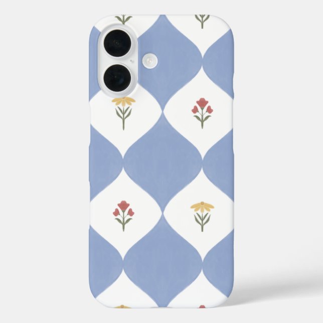 Mughal-Inspired Floral Lattice Case-Mate iPhone Case (Back)