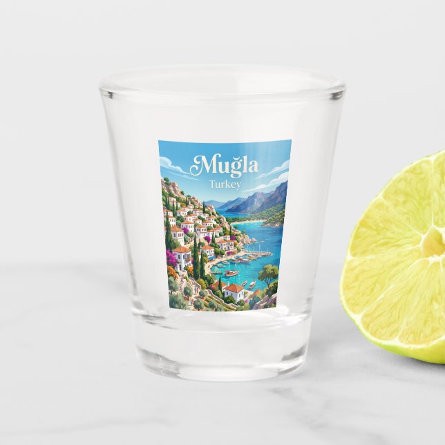 Muğla Turkey Shot Glass (Front)