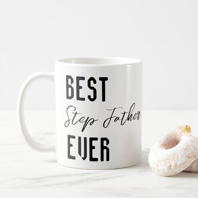 Mugs Best Step Father Ever (With Donut)