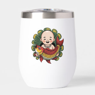 Mugs & Cups | Chloe Baby – Cute Boy with Lucky Koi
