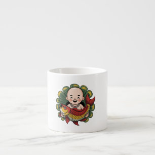 Mugs & Cups   Chloe Baby – Cute Boy with Lucky Koi