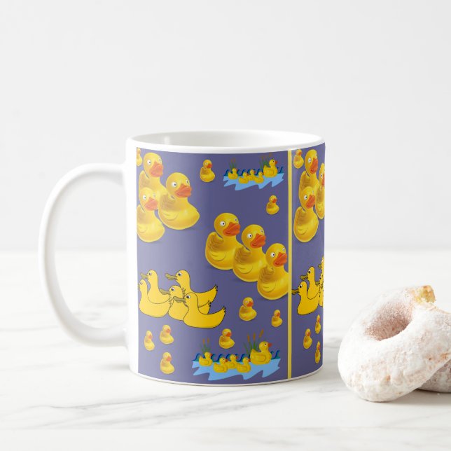 Mugs Ducks (With Donut)