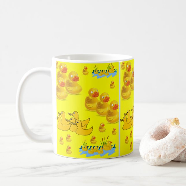 Mugs Ducks (With Donut)