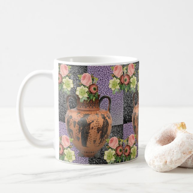 mugs flowers (With Donut)