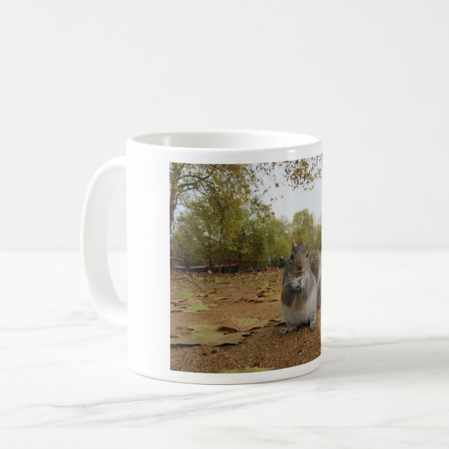 Mugs Gray Squirrel Hyde Park London (Front Left)