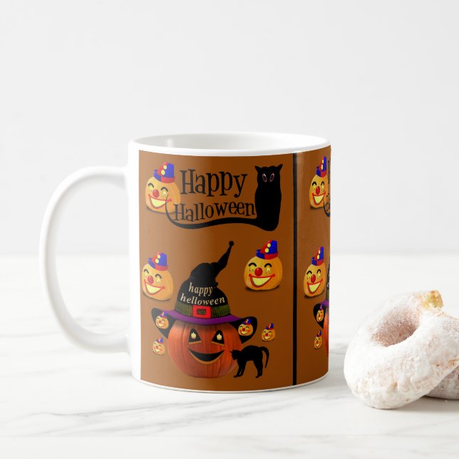 mugs halloween (With Donut)