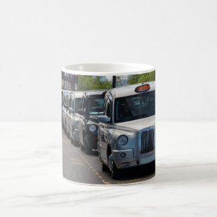 Mugs of London Taxis.