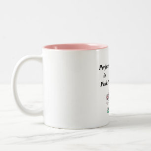 Mugs,  Pink Giraffe Two-Tone Coffee Mug