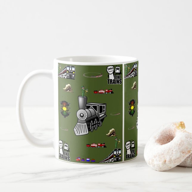 mugs trains (With Donut)