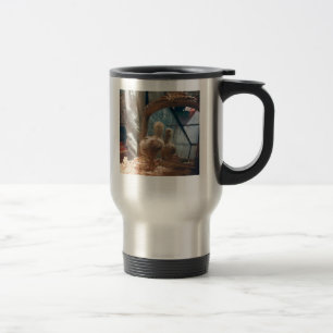 Mugs, Travel Mug, Thermal Tumbler Baby Chick Travel Mug