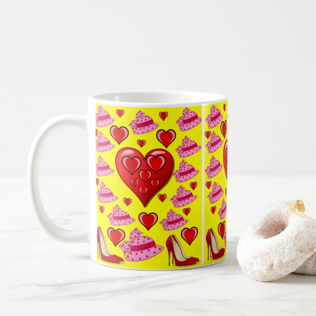 Mugs Valentines (With Donut)