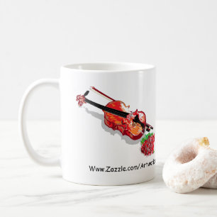 Mugs / Violin with a Rose